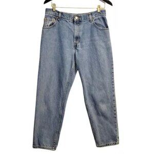 Vintage Levi's 550 Classic Relaxed Fit Tapered Leg High Rise Jeans Light Wash